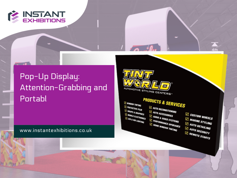 Pop-Up Display: Attention-Grabbing and Portable Backdrop